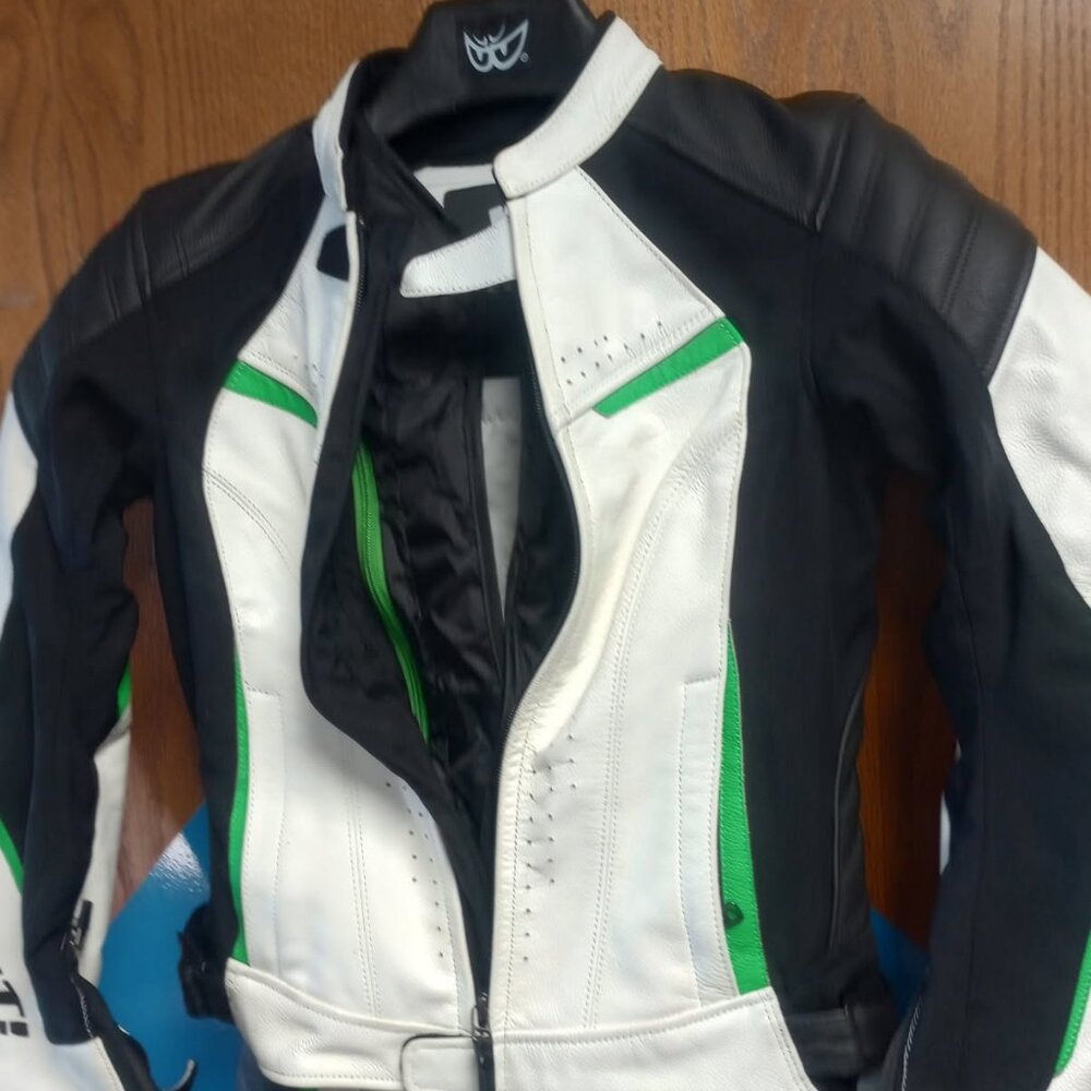 Women's motorcycle leather race suit